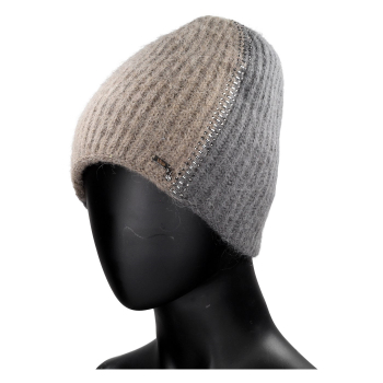 Шапка Vizio 1641CY-55/81 беж+сер