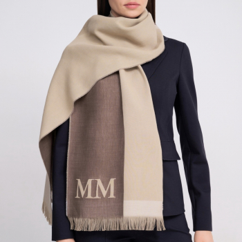 Шарф MM by MaxMara CORONA-003 беж/кор