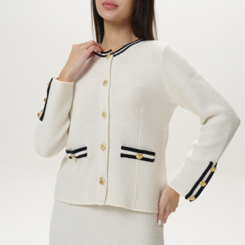 Кофта Marya 2186бел/чер
