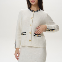 Светр Marya 2186бел/чер