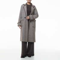 Пальто D.Exterior 61544-16 беж/бел