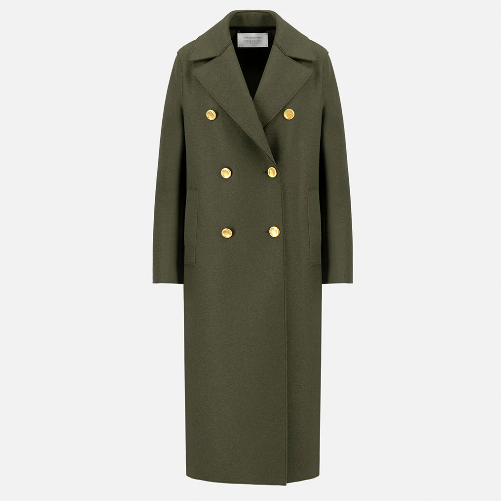 Пальто Harris Wharf London AC1278MLK-632 оливк