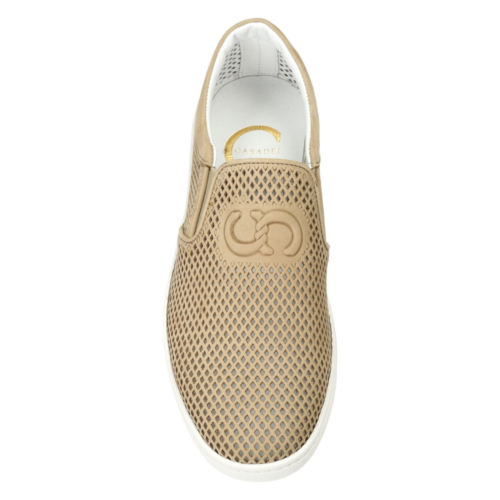 Слипоны Cesare Casadei 42702беж