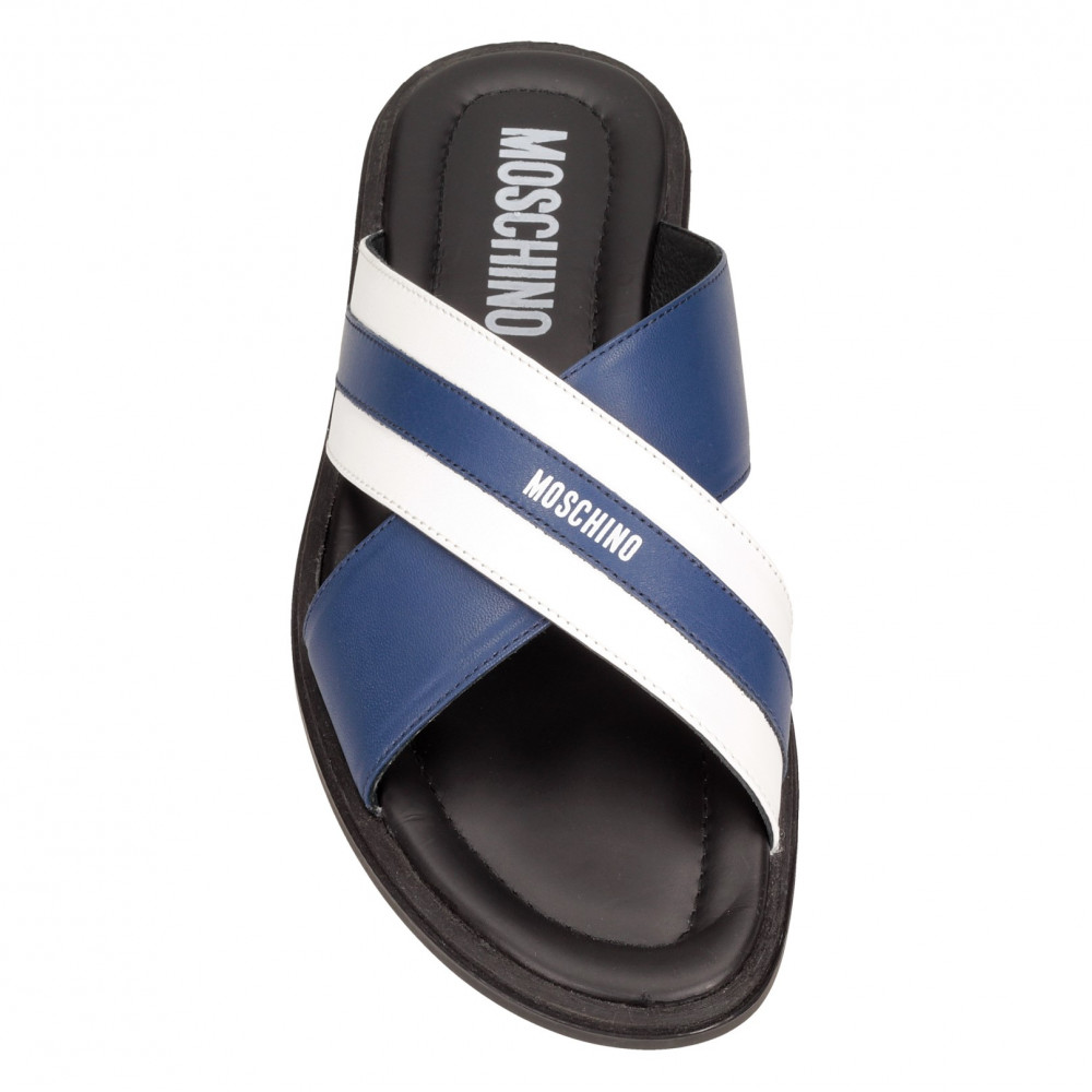 Шлепанцы Moschino 28101-675син