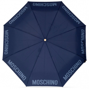 Зонт автомат Moschino 8064openclose f син