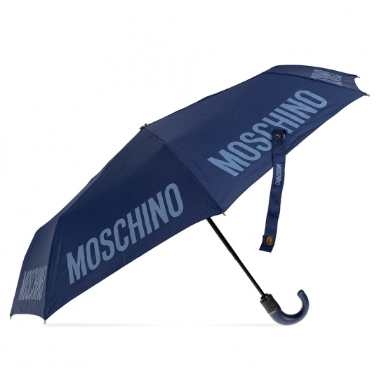 Зонт автомат Moschino 8064openclose f син