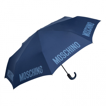 Зонт автомат Moschino 8064topless f син