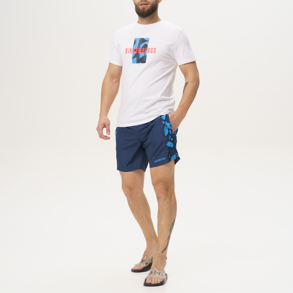 Шорты пляжные Bikkembergs 241BKK3MBM09 син