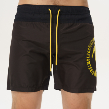 Шорти пляж Bikkembergs 241BKK3MBM02 чер/жел
