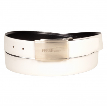 Ремень Ferre Milano 80762-001кож бел