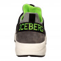 Кроссовки Iceberg 1053замш сер/зел