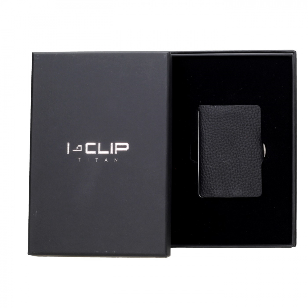 Гаманець I-Clip Titanium Satin Black