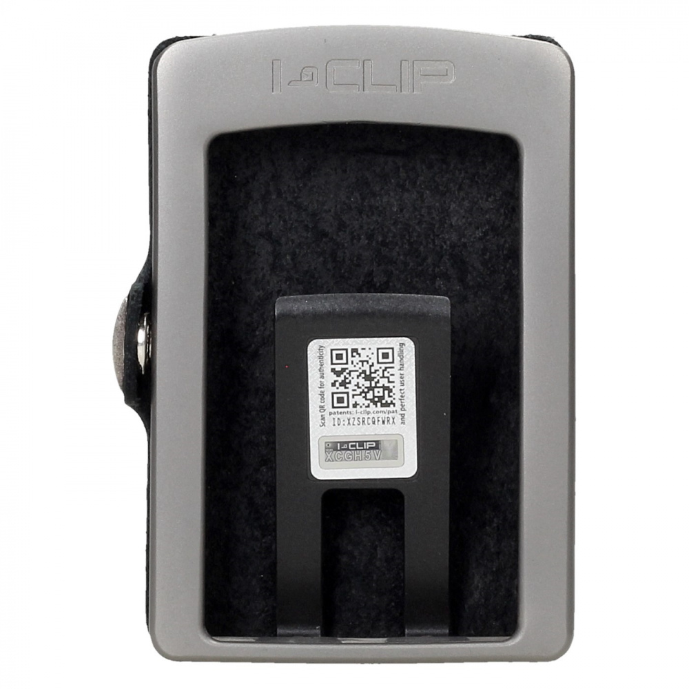 Гаманець I-Clip Titanium Satin Black