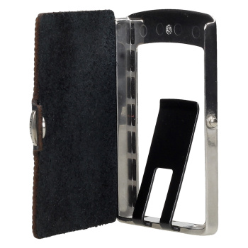 Кошелёк I-Clip Stainless Steel Polished Milanese Black