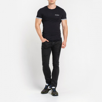 Футболка Bikkembergs P819-2000 чер/бел