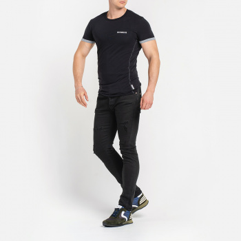 Футболка Bikkembergs P819-2000 чер/бел
