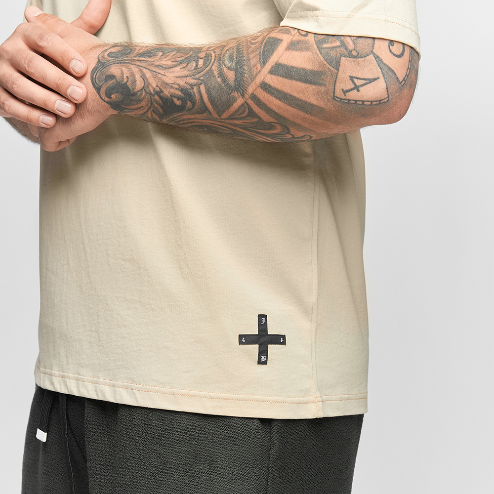 Футболка J.B4 Just Before 7MF0712 бежевий