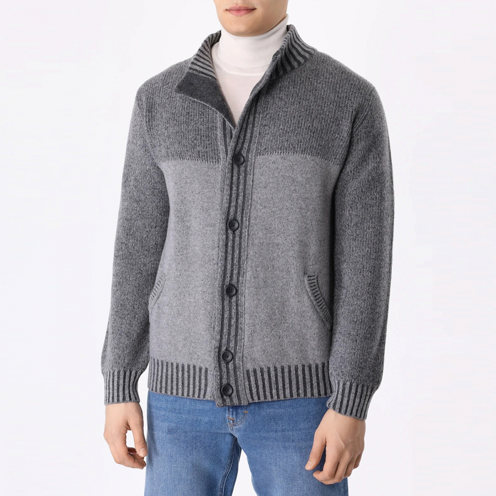 Кофта Umberto Vallati 1340 7200 9001 сер