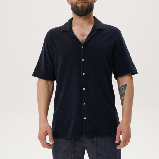 Рубашка Baronio CS640-MIAMI 01 син