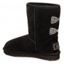 Угги UGG 5825чёр замш 2 банта
