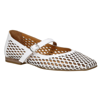 Балетки DOMINO.SHOES 064-00301-6012бел