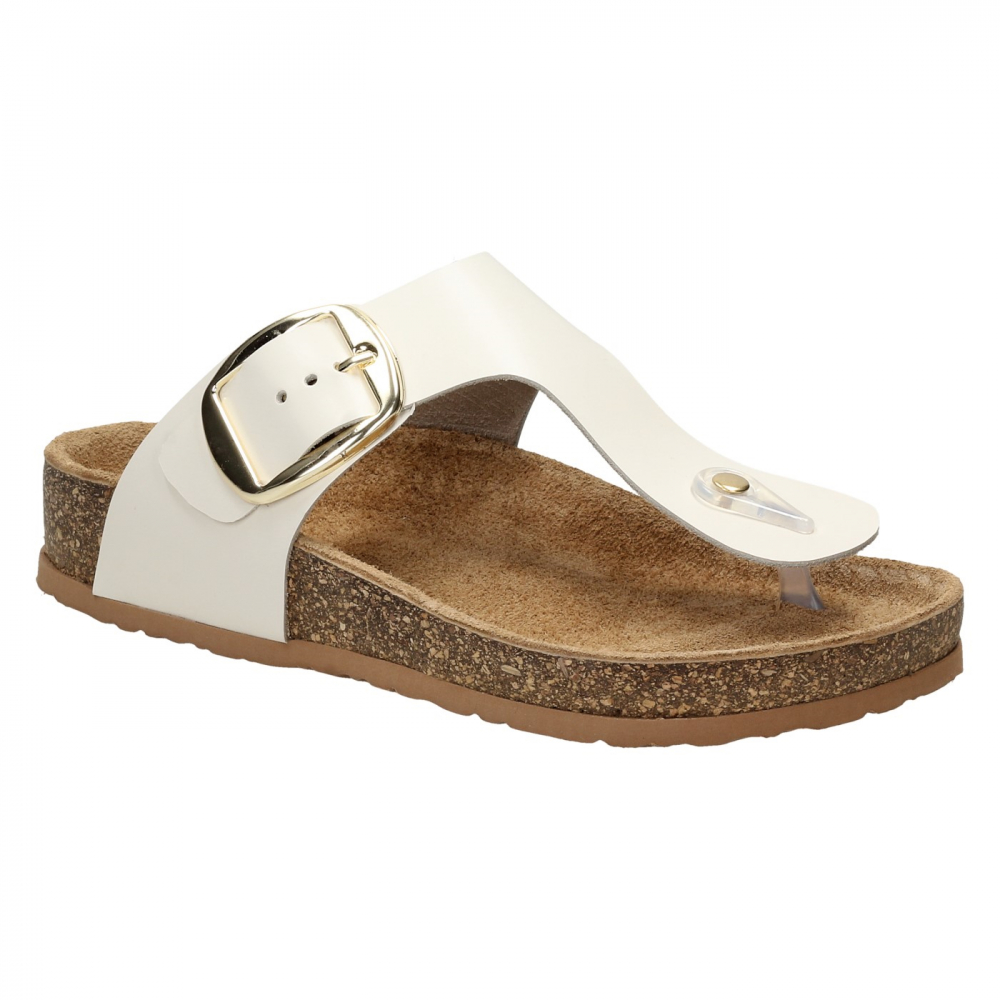 Шльопанці DOMINO.SHOES 104кож біл