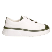 Кеди DOMINO.SHOES 610-154бел/хаки