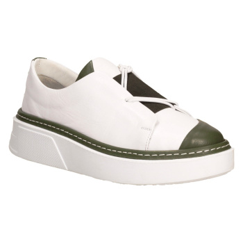 Кеди DOMINO.SHOES 610-154бел/хаки