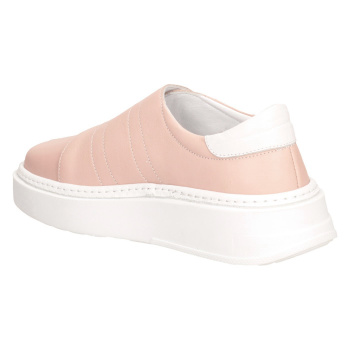 Кеди DOMINO.SHOES 610-150бел/роз